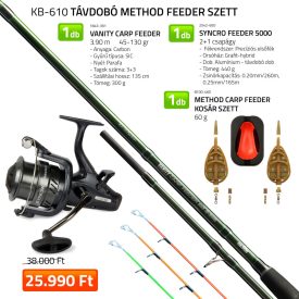 NEVIS  Távdobó method feeder szett 
